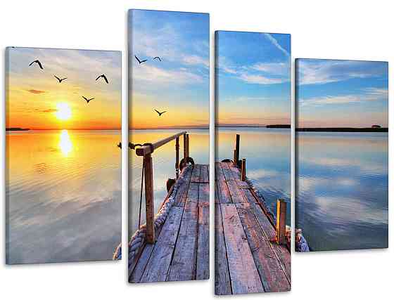 Модульная картина Природа Рассвет Art-59_4 115x170 см Киев