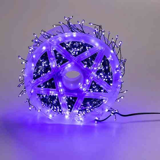 Гирлянда "Роса" 30м з LED, хвойна лапа, зелений провід Київ