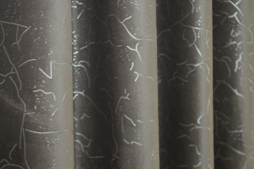 Шторна тканина оксамит (бархат) колекція "Афіна" Туреччина, висота 3м колір какао 1316ш Київ - фото 2