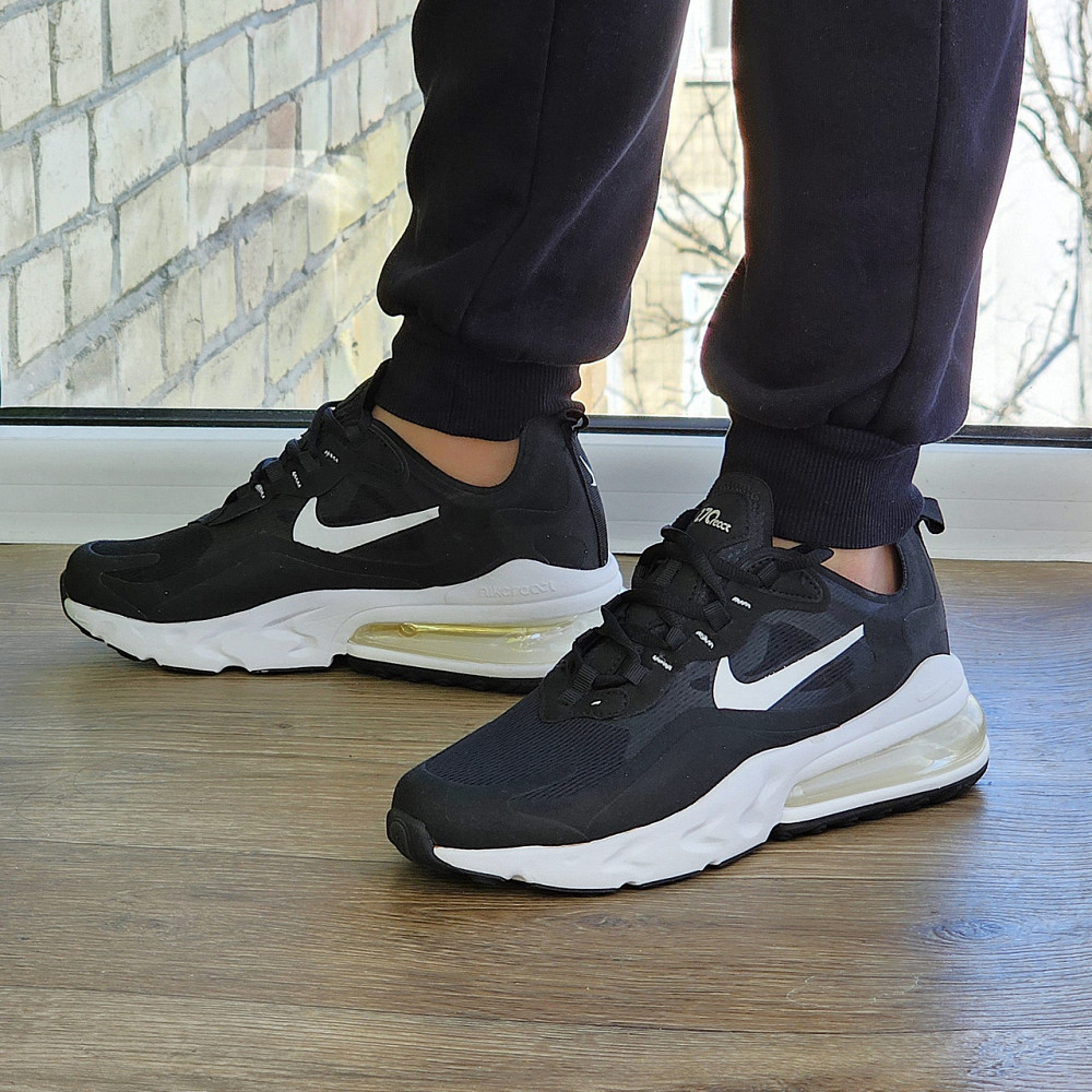 Кроссовки Nike 270 Сеточка Мужские Черные Найк с Амортизацией Летние (размеры: 41,42,43,44,45) Видео Обзор Днепр - изображение 3