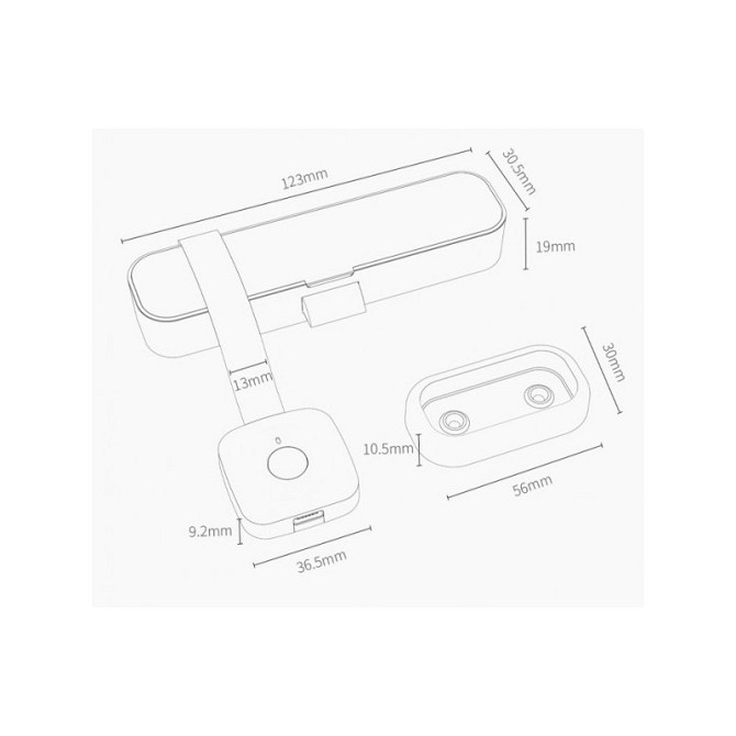 Меблевий замок з відбитком пальця Xiaomi Yeelock Fingerprint Drawer Cabinet Lock (ZNGS06YSB) Николаев - изображение 10