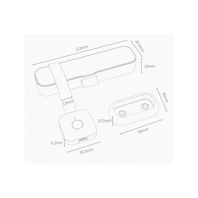 Меблевий замок з відбитком пальця Xiaomi Yeelock Fingerprint Drawer Cabinet Lock (ZNGS06YSB) Николаев - изображение 10