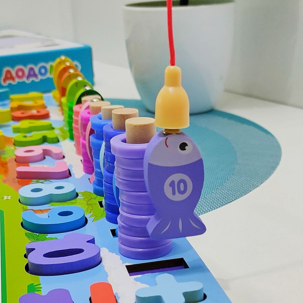 Дерев'яна іграшка Tree Toys Шлях додому магнітна рибалка дошка для малювання (MD 0825) Чернігів - фото 9