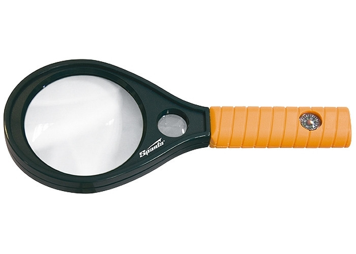 Лупа 3-х і 6-кратна, D 70 і 20 мм, з рукояткою SPARTA Полтава - фото 1