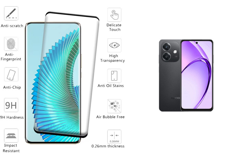 Захисне скло HyperGlass Pro для OPPO A3 4G, OPPO A3x 4G – максимальна чутливість та захист Київ - фото 2