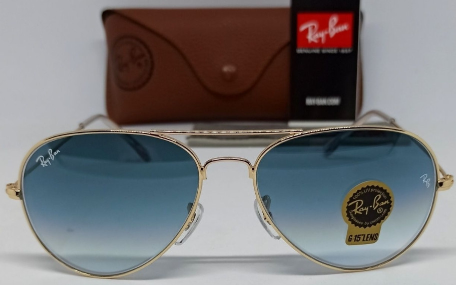 Брендовые очки капли голубой градиент в зол металле  стекло Киев - изображение 7