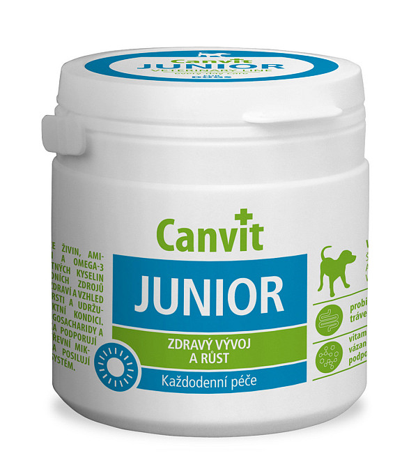 Canvit Junior for dogs (Канвіт Джуніор для собак) кормова добавка для цуценят і молодих собак 100 р. Запоріжжя - фото 1