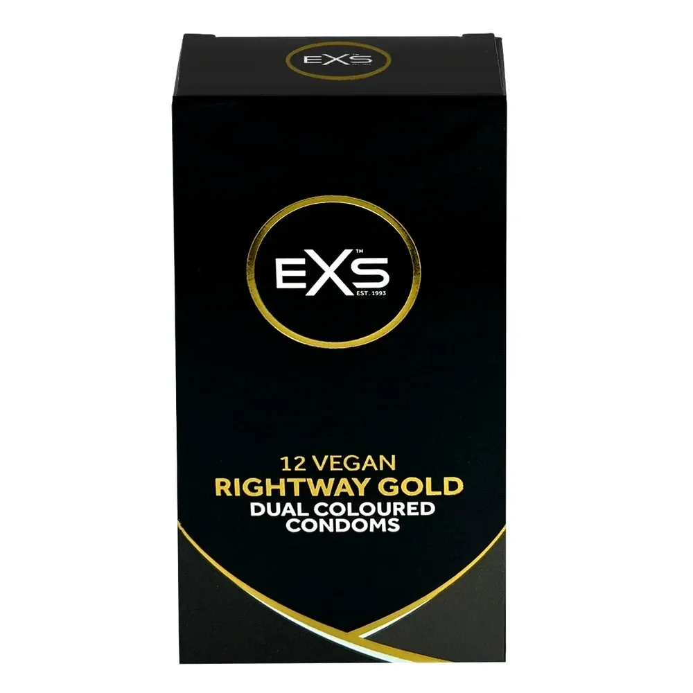 Презервативи - EXS Rightway Gold Condoms, 12 шт. Sex Aura Київ - фото 1