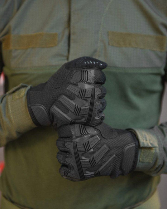Рукавички тактичні escalibur Black ВТ76589 Одесса - изображение 3