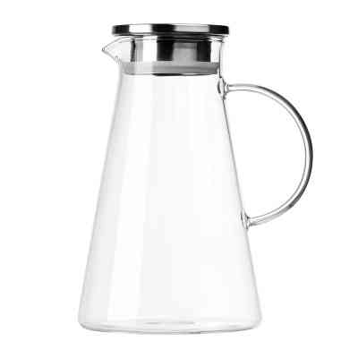 Кувшин Ardesto 1800 мл, боросилікатне скло, нержавіюча сталь, прозорий (AR2618BPG) Винница
