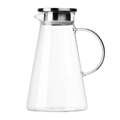 Кувшин Ardesto 1800 мл, боросилікатне скло, нержавіюча сталь, прозорий (AR2618BPG) Винница - изображение 1