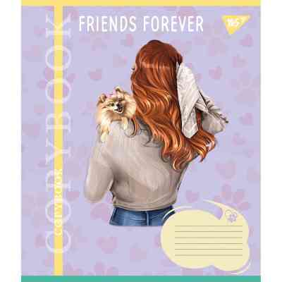 Тетрадь Yes Friends forever 36 листов клетка (767063) Винница
