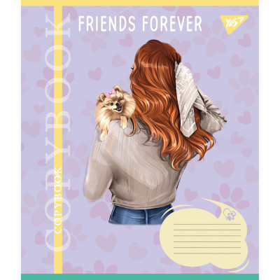 Зошит Yes Friends forever 36 аркушів клітинка (767063) Вінниця - фото 4