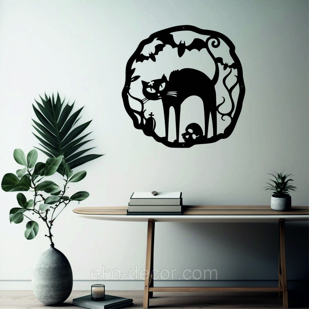 Декоративное настенное 3D Панно «Хэллоуин», Декор на стену с объемом Киев - изображение 1