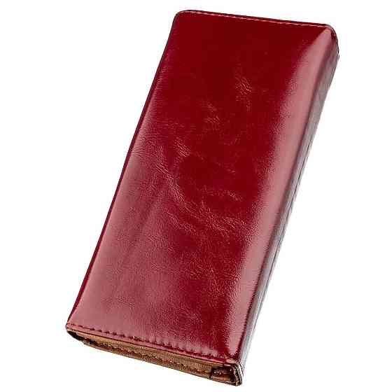 Кошелек женский из гладкой экокожи KIVI 19071 Малиновый Киев