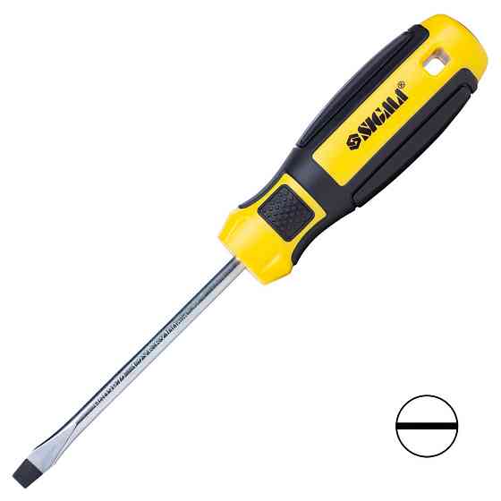 Отвертка шлицевая SL 6.0×100мм CrV Mega SIGMA (4009251) Киев