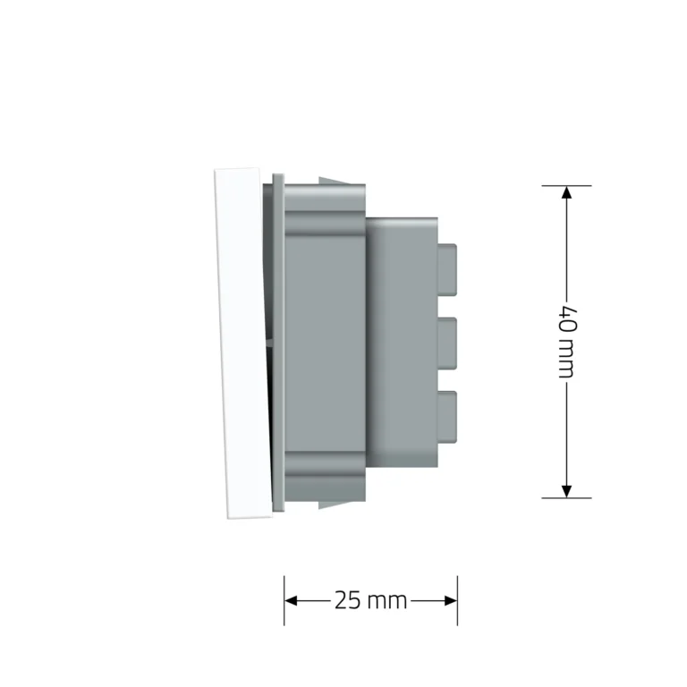 Універсальний вимикач (прохідний / звичайний) LIVOLO, білий, модуль без рамки (VL-FCMKS-2WP) Коломыя - изображение 5