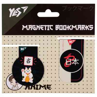 Закладки для книг Yes магнітні Anime fox, 2шт (708120) Вінниця
