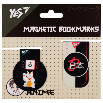 Закладки для книг Yes магнітні Anime fox, 2шт (708120) Вінниця - фото 2