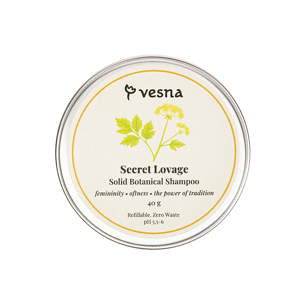 Твердий шампунь Секрет Любистку Vesna 80 г Київ - фото 1