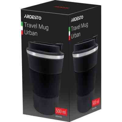 Термочашка Ardesto Urban 500 мл Чорна (AR2650TMB) Вінниця
