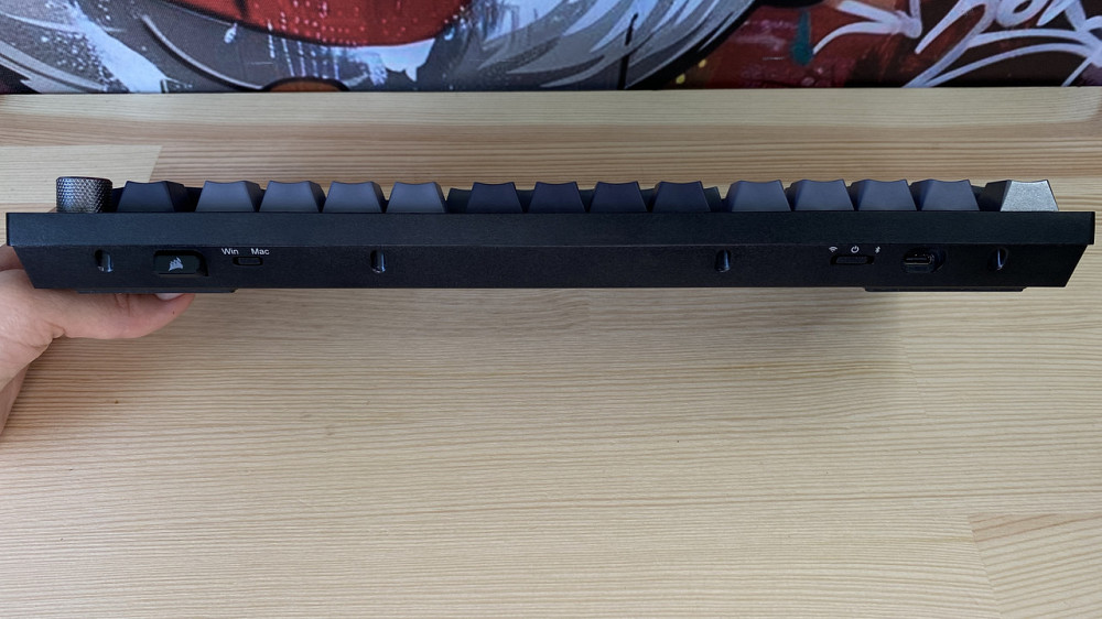 Ігрова механічна клавіатура Corsair K65 Plus Wireless RGB 75% MLX Red Hot-Swap AZERTY безпровідна фірмова геймерська Київ - фото 5
