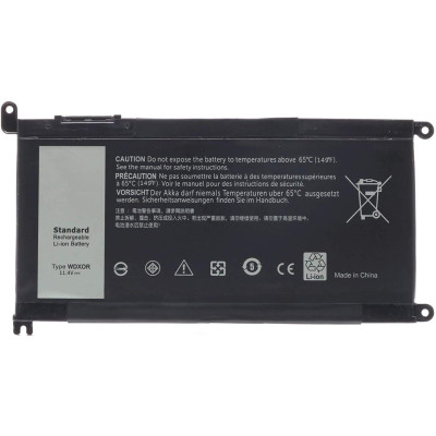 Акумулятор до ноутбука Dell Inspiron 15-5568 WDX0R, 41Wh (3700mAh), 3cell, 11.4V, Li-ion AlSoft (A71072) Вінниця - фото 1