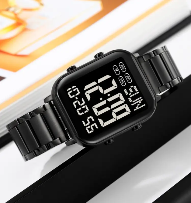 Чоловічий наручний годинник Skmei 2259 (Чорний з чорним) Вінниця - фото 4