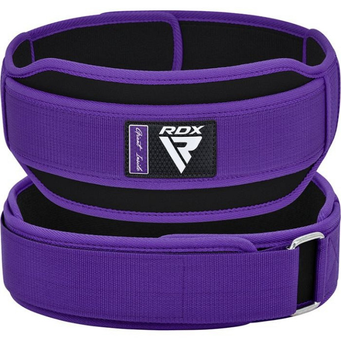 Пояс для важкої атлетики RDX RX5 Double Belt неопреновий Purpel XS Кам'янське - фото 1