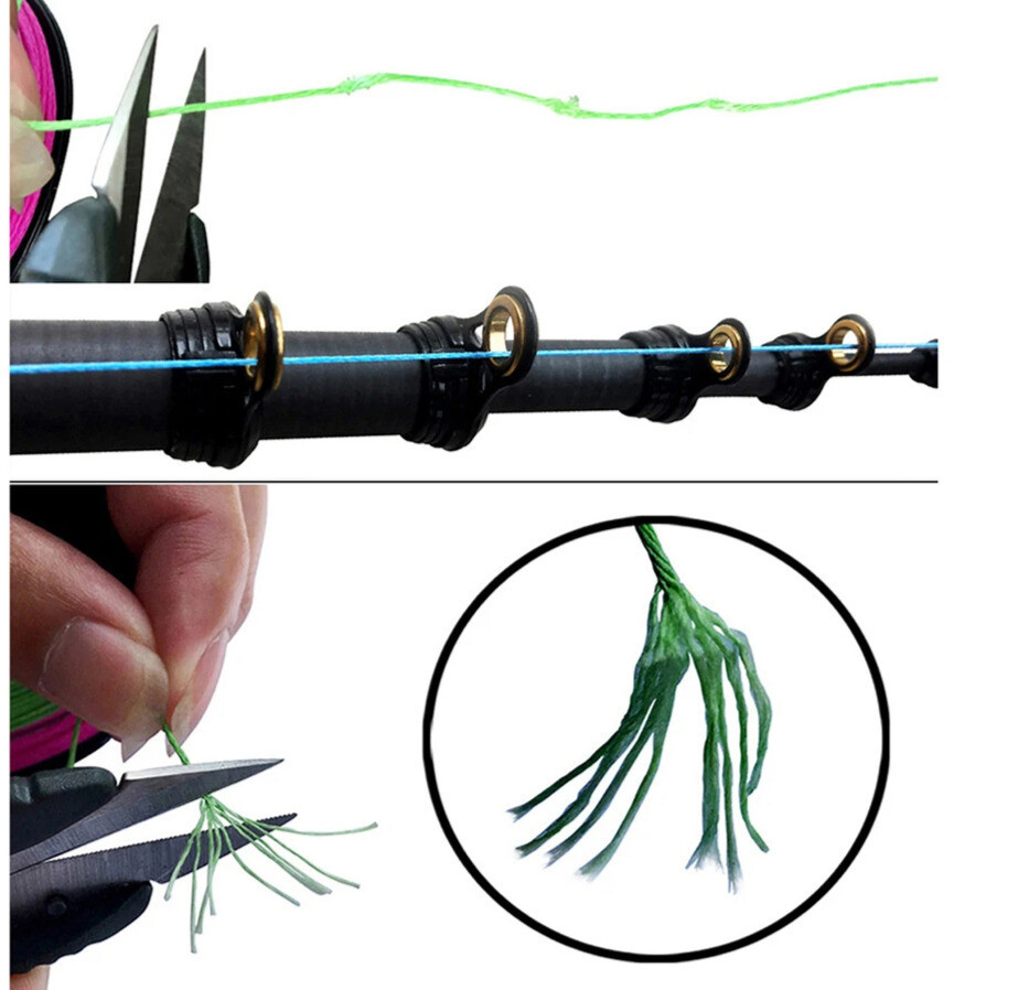 Плетеный рыболовный шнур 300м, 4 жилы, зеленый Киев - изображение 5