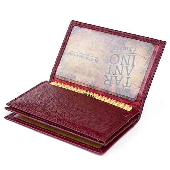 Візитниця-книжка ST Leather 19218 Бордова Київ