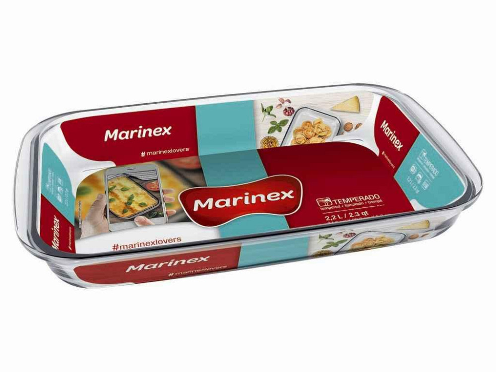 Форма д/запікання скл. прямокут. 2,2л 6534 ТМ MARINEX Київ - фото 1