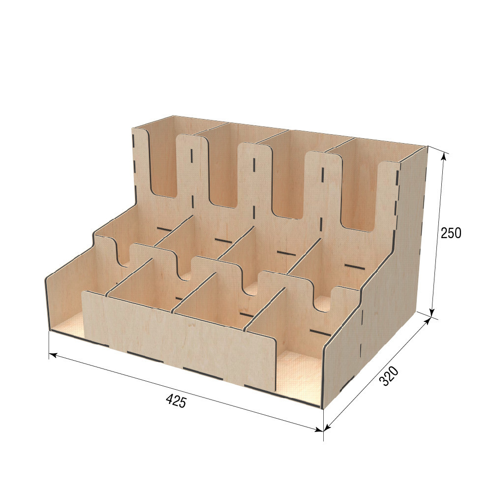 Барный органайзер EKOSTAR 425х320х250 Киев - изображение 3