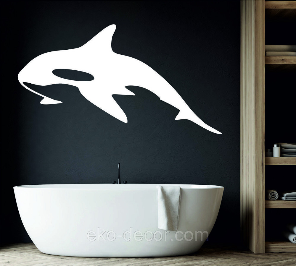 Декоративное настенное Панно «Касатка» Декор на стену 50*22 см, Белый Киев - изображение 2