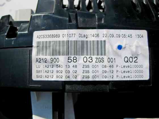 Mercedes-Benz  A2129005803 Щиток - панель приладів дизель E-Class W212 до рестайлу Одеса