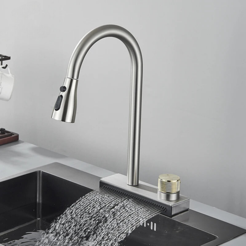 Змішувач під мийку "Водоспад" ZS84 Platinum (brushed) Коломыя - изображение 6