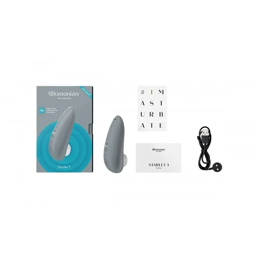 Вакуумный клиторальный стимулятор Womanizer Starlet 3 Gray Sex Aura Киев - изображение 10