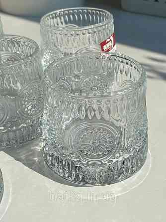 Набір склянок OLens "Тристан" 170 мл 6 шт 7х7,5 см товсте скло для дому та ресторанів 102-309 Київ