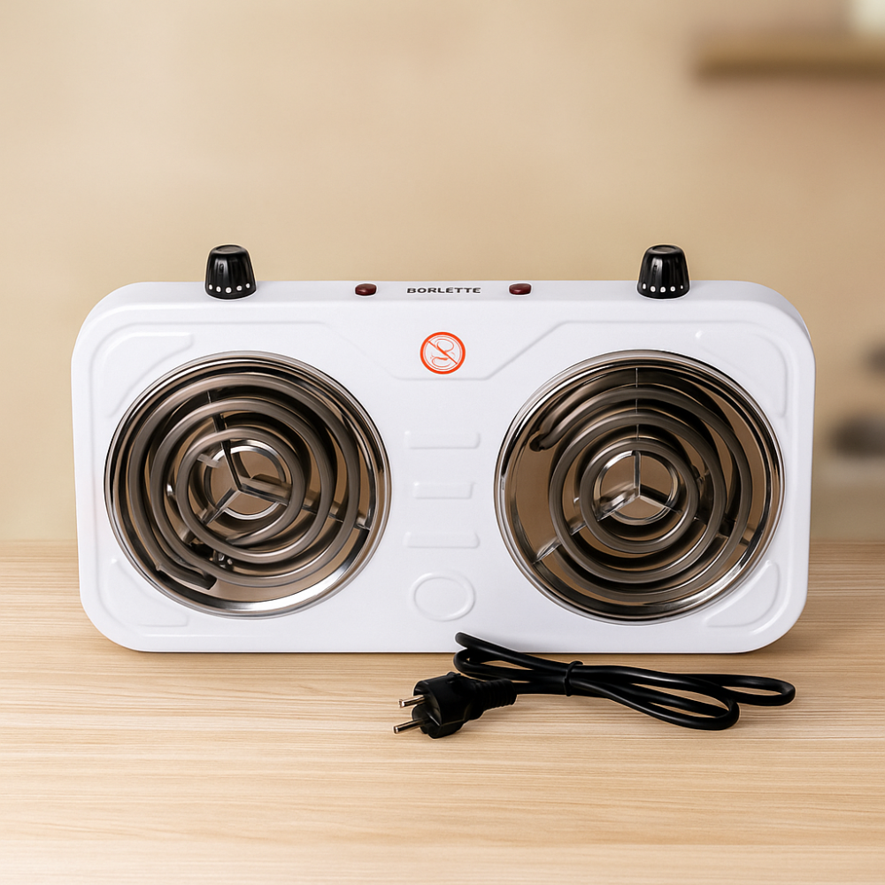 Электроплита настольная,2000 Вт,2 конфорки HP-03D,механическое управление SBR Киев - изображение 7