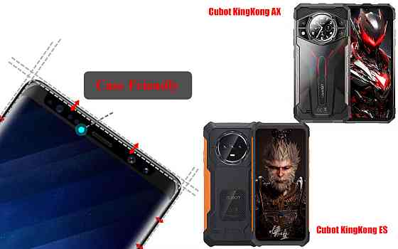 Захисне скло HyperGlass Pro для Cubot KingKong AX, KingKong ES – максимальна чутливість та захист Київ
