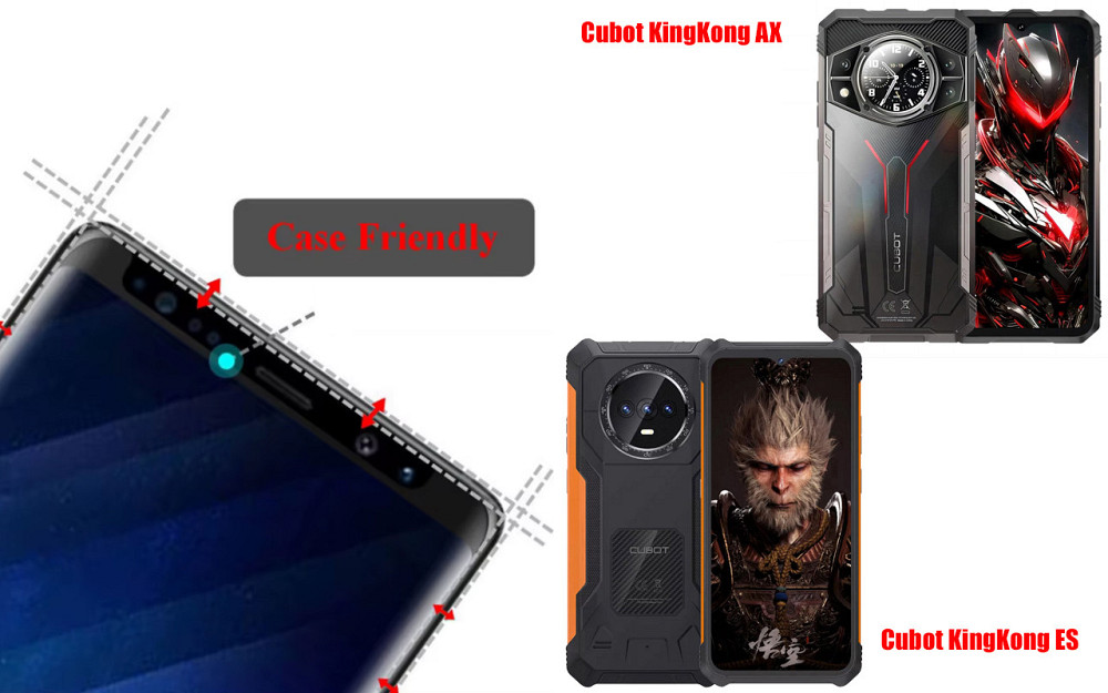 Захисне скло HyperGlass Pro для Cubot KingKong AX, KingKong ES – максимальна чутливість та захист Київ - фото 4