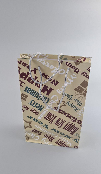 Новорічні пакети для подарунків, середній 17x26x8-038 (12 шт.) Харків - фото 3