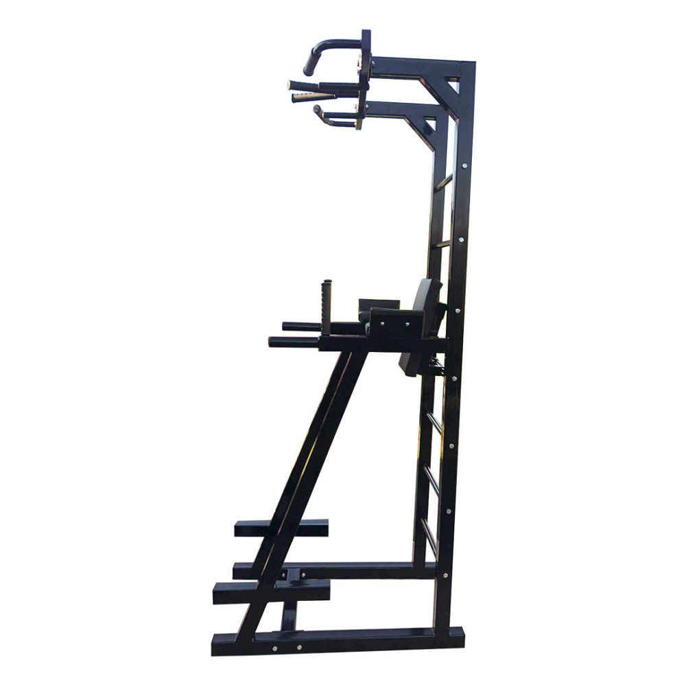 Турник + пресс + брусья напольная стойка 50х50 мм KZ-837 Черный Спортивные стенки и турники для дома разборная Киев - изображение 3