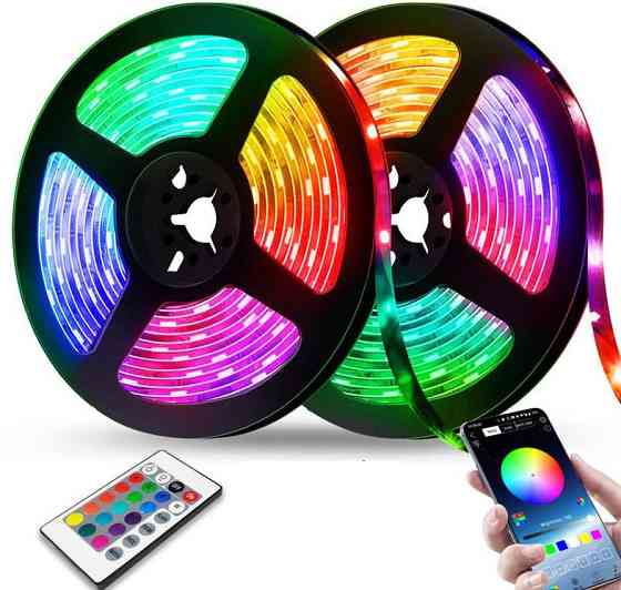 Светодиодная USB LED лента RGB 5050 с пультом 5 м. + управление с телефона Киев