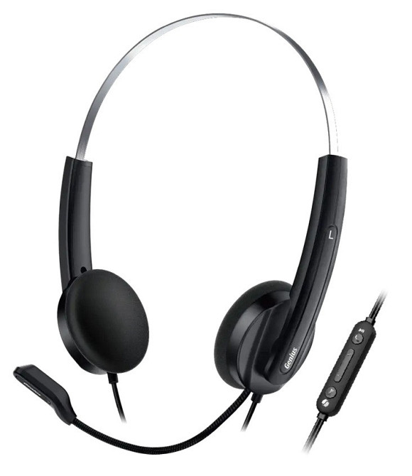 Гарнітура Genius HS-220U USB-C Black (7095642) Київ - фото 1
