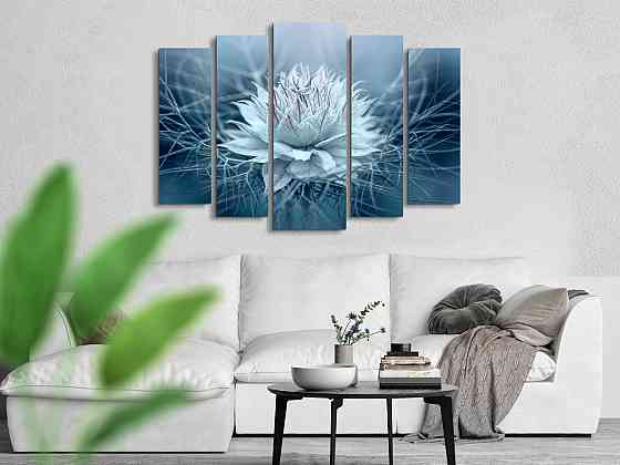 Модульна картина Абстракція Квітка Art-256_5 ( 80х118см ) Київ