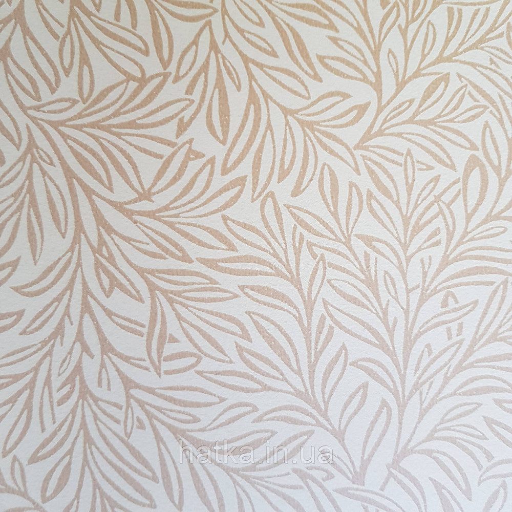 Обои флизелиновые экологически чистые Rasch Salisbury 0.53х10 листья ветки маленькие коричневые на желтом Киев - изображение 3