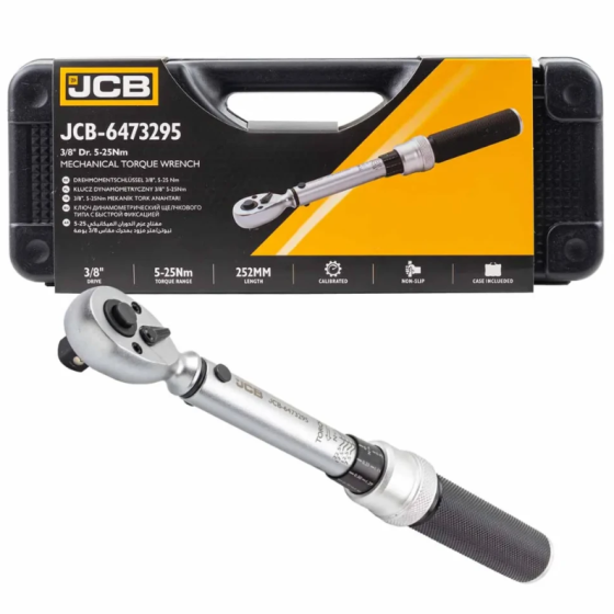 Динамометричний ключ 3/8" (5-25 Нм) JCB Tools JCB-6473295 Одеса