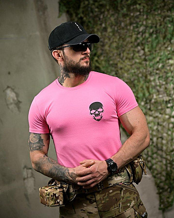 Бавовняна футболка AK-47 pink ПП7757 Київ - фото 3