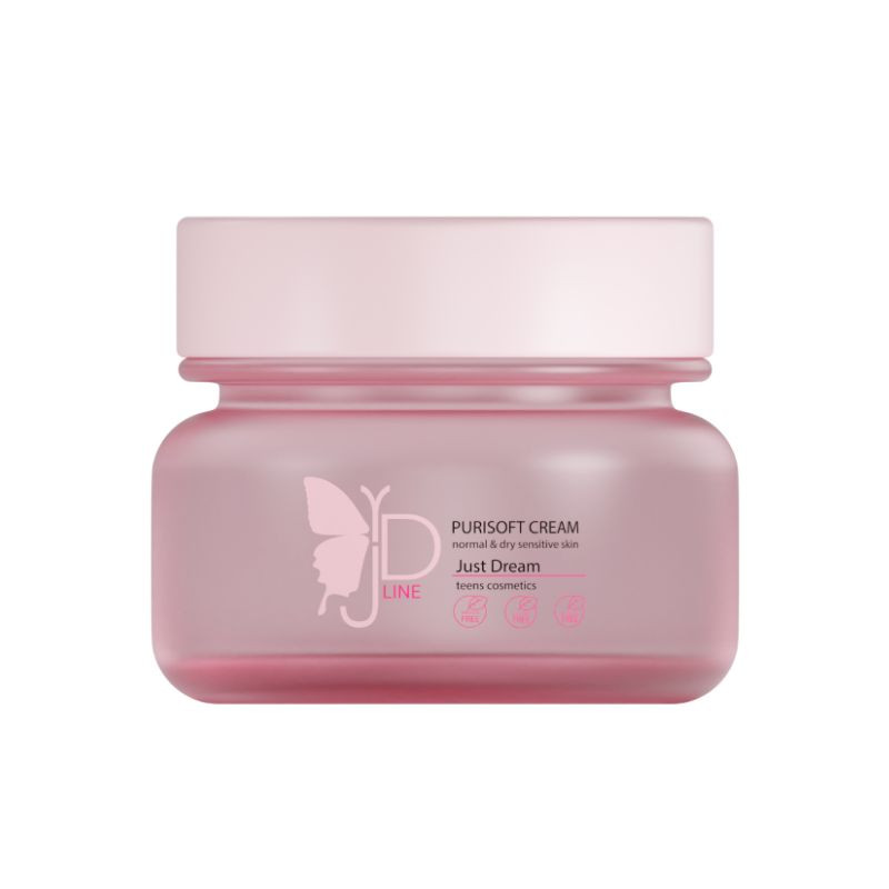 Крем для нормальной и сухой кожи лица Purisoft cream Just Dream Teens Cosmetics JD Line 50 мл Киев - изображение 2